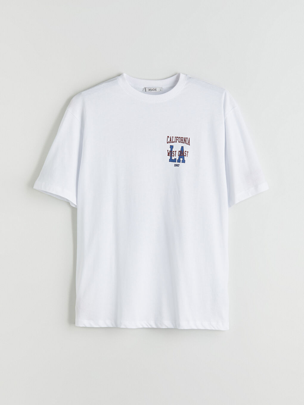 Crew Neck California Printed Women's T-Shirt-4