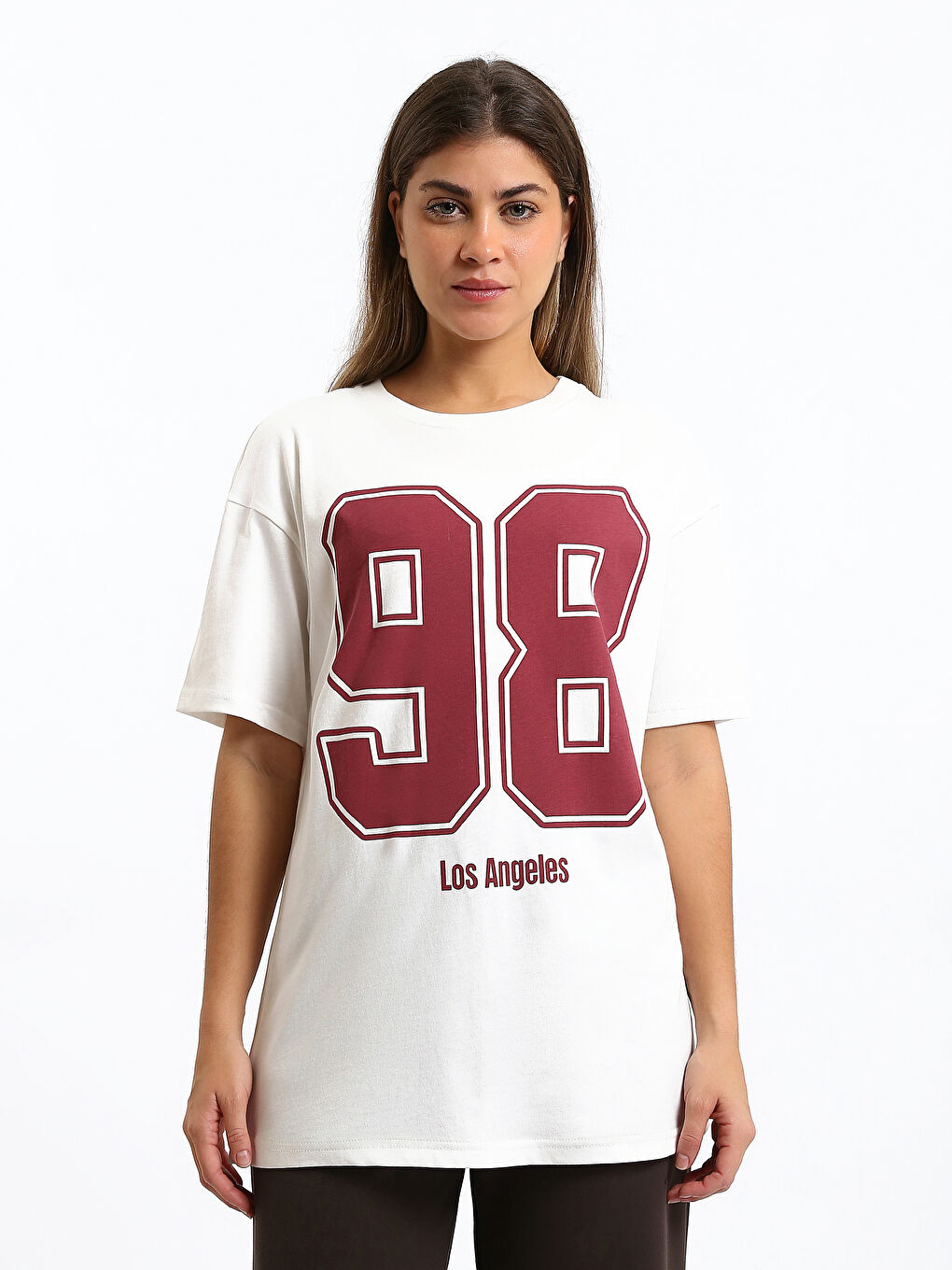 Crew Neck Printed Women's T-Shirt