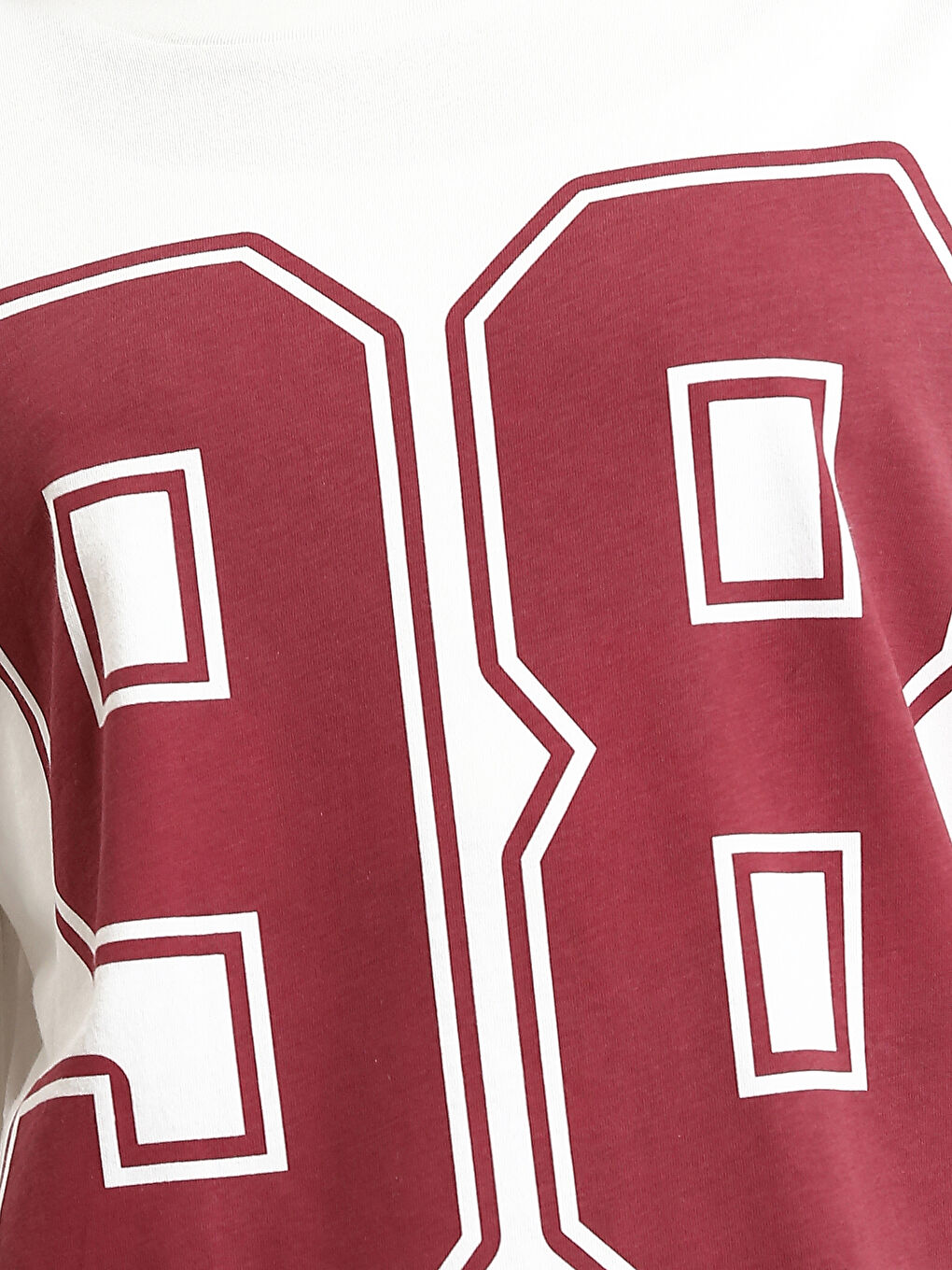 Crew Neck Printed Women's T-Shirt-2