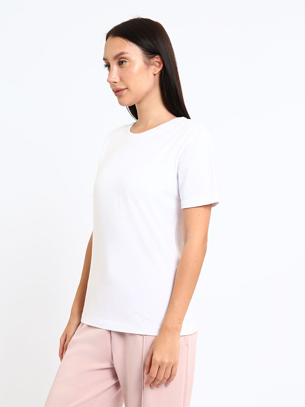 Crew Neck Women's T-Shirt-3