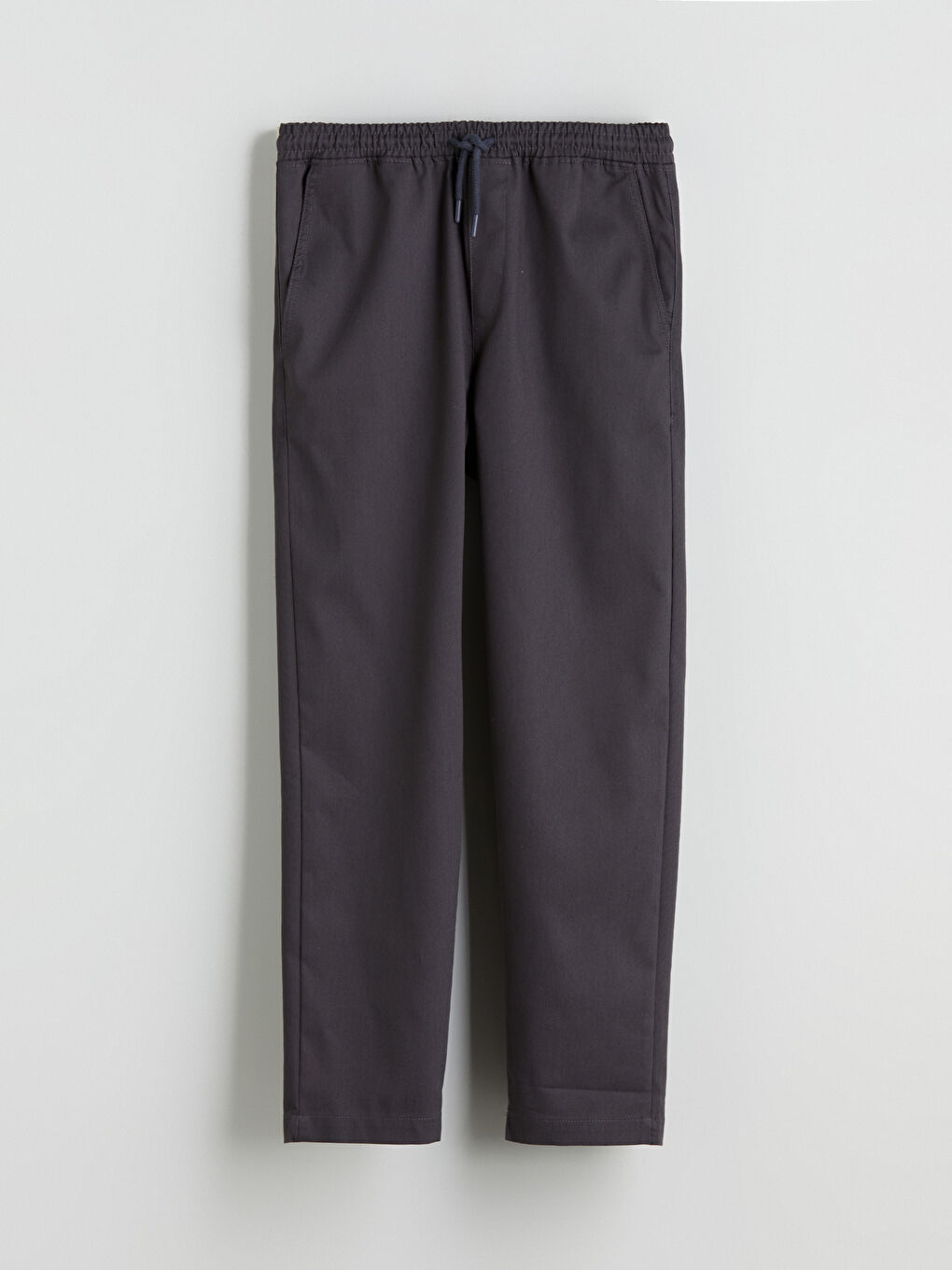 Antrasit Standart Kalıp Gabardin Erkek Pantolon-4