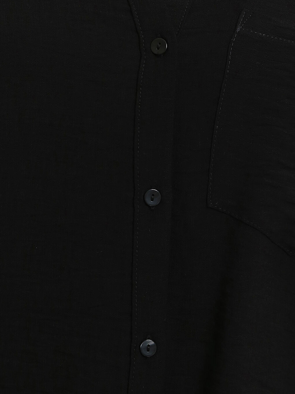 Siyah Dokulu Kadın Gömlek-3