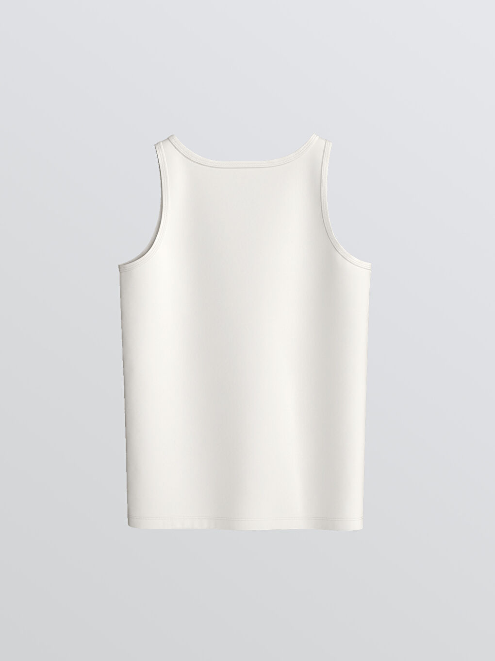 Ekru Bisiklet Yaka Erkek Çocuk Atlet 2'li-2