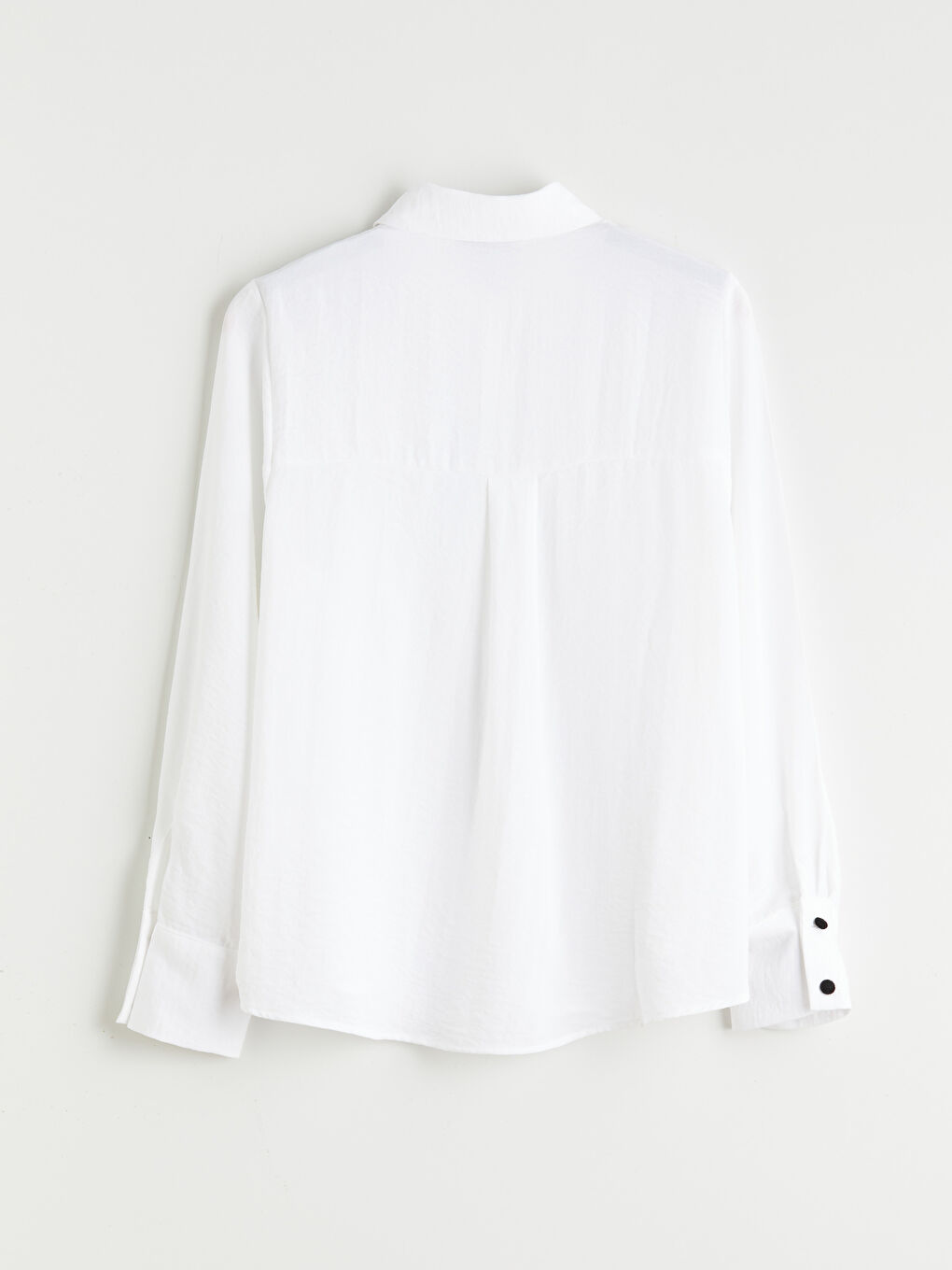 Loose Fit Women's Shirt with Bow-5
