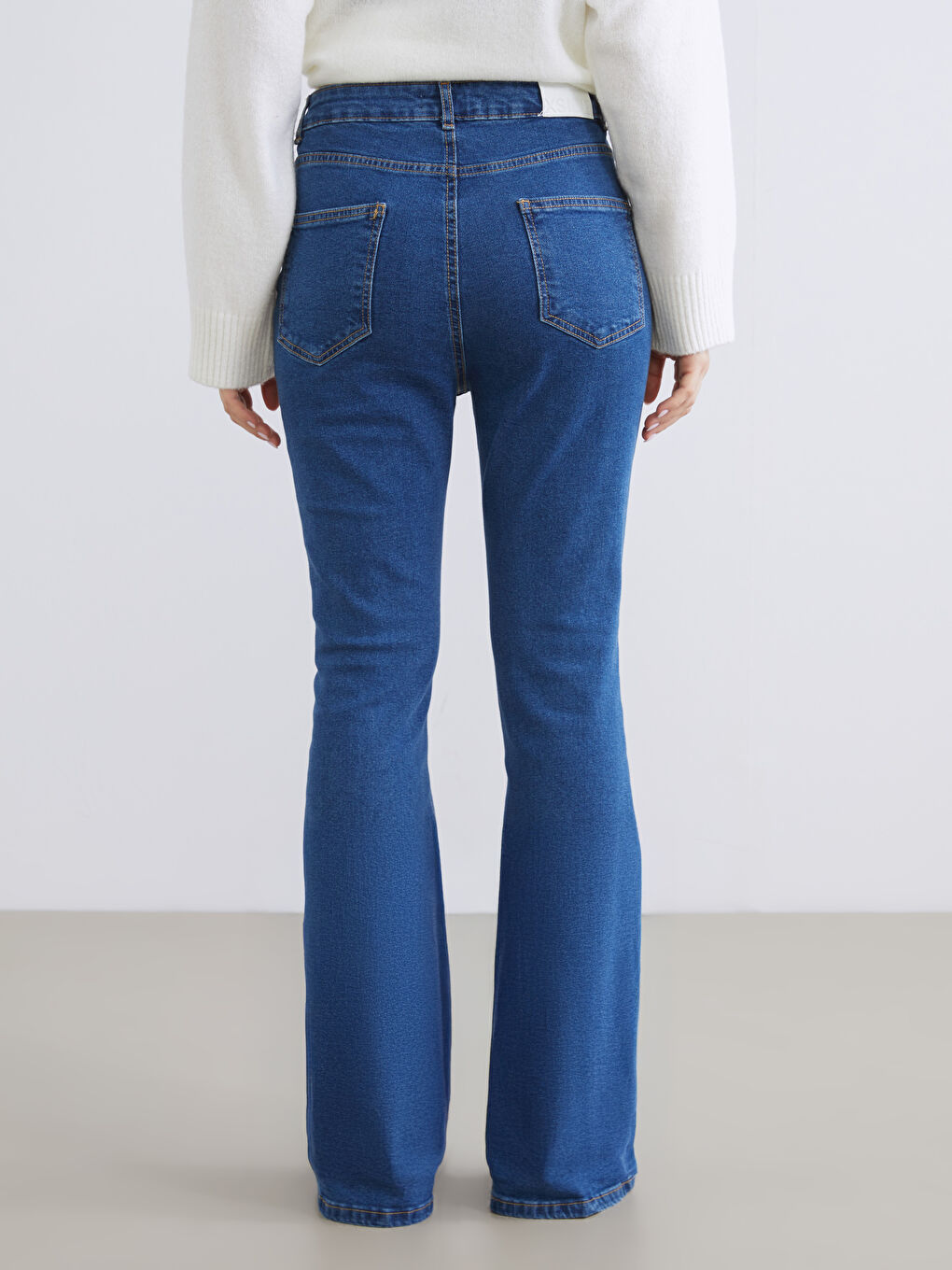 High Waist Mars Flare Women's Jeans-6