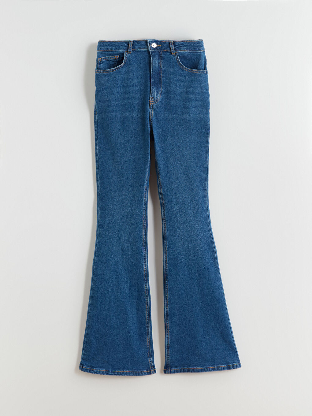 High Waist Mars Flare Women's Jeans-8