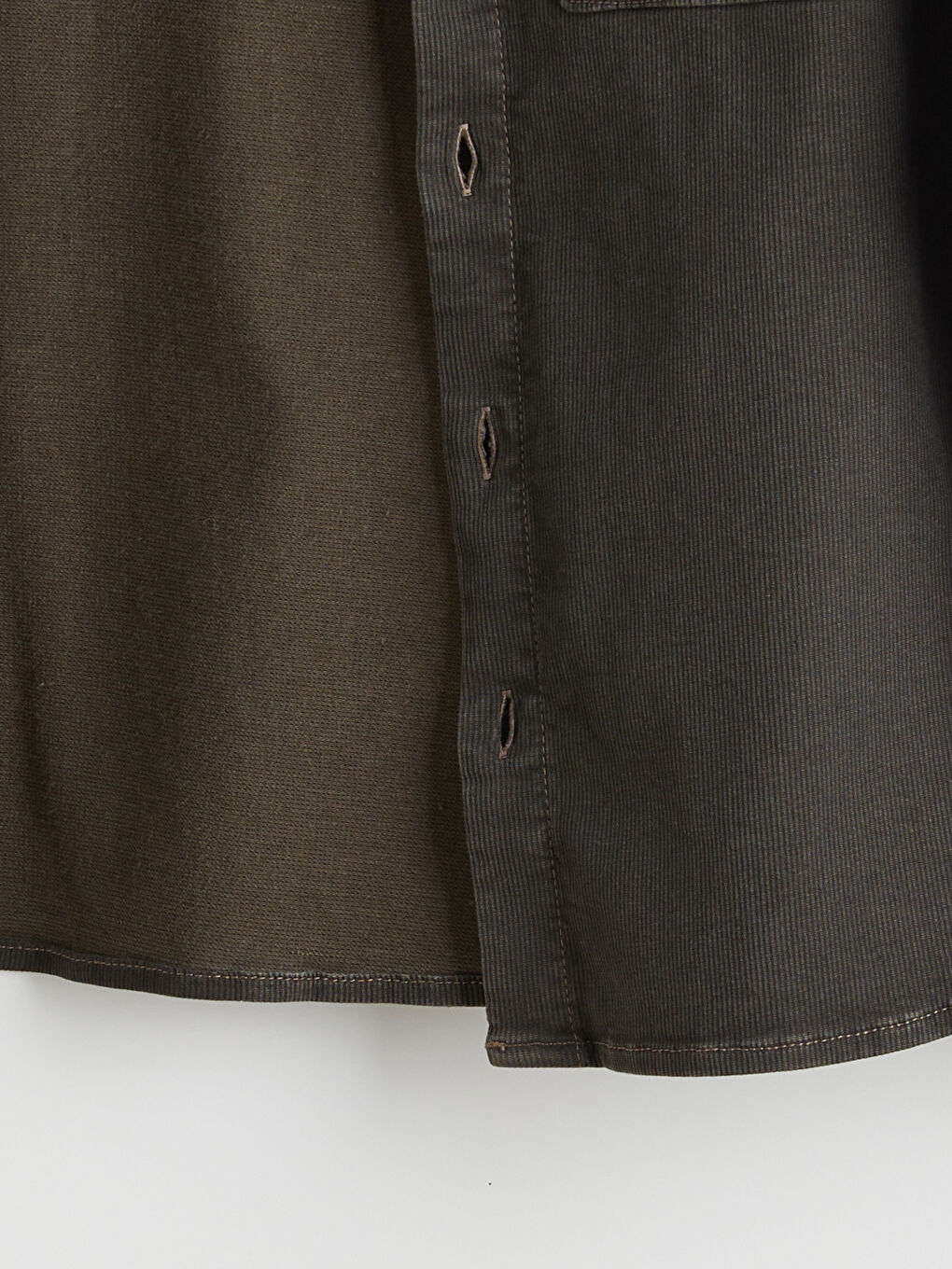 Haki Rahat Kalıp Erkek Jean Ceket-10