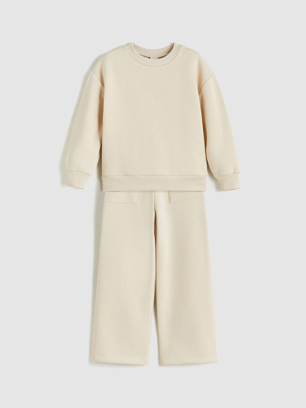 LCW ECO Crew Neck Girls' Tracksuit Set -W5IR51Z4-FWZ