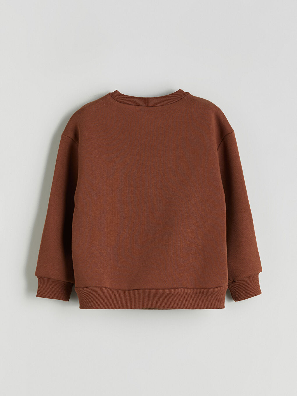 Kahverengi Bisiklet Yaka Kız Çocuk Eşofman Takım-3