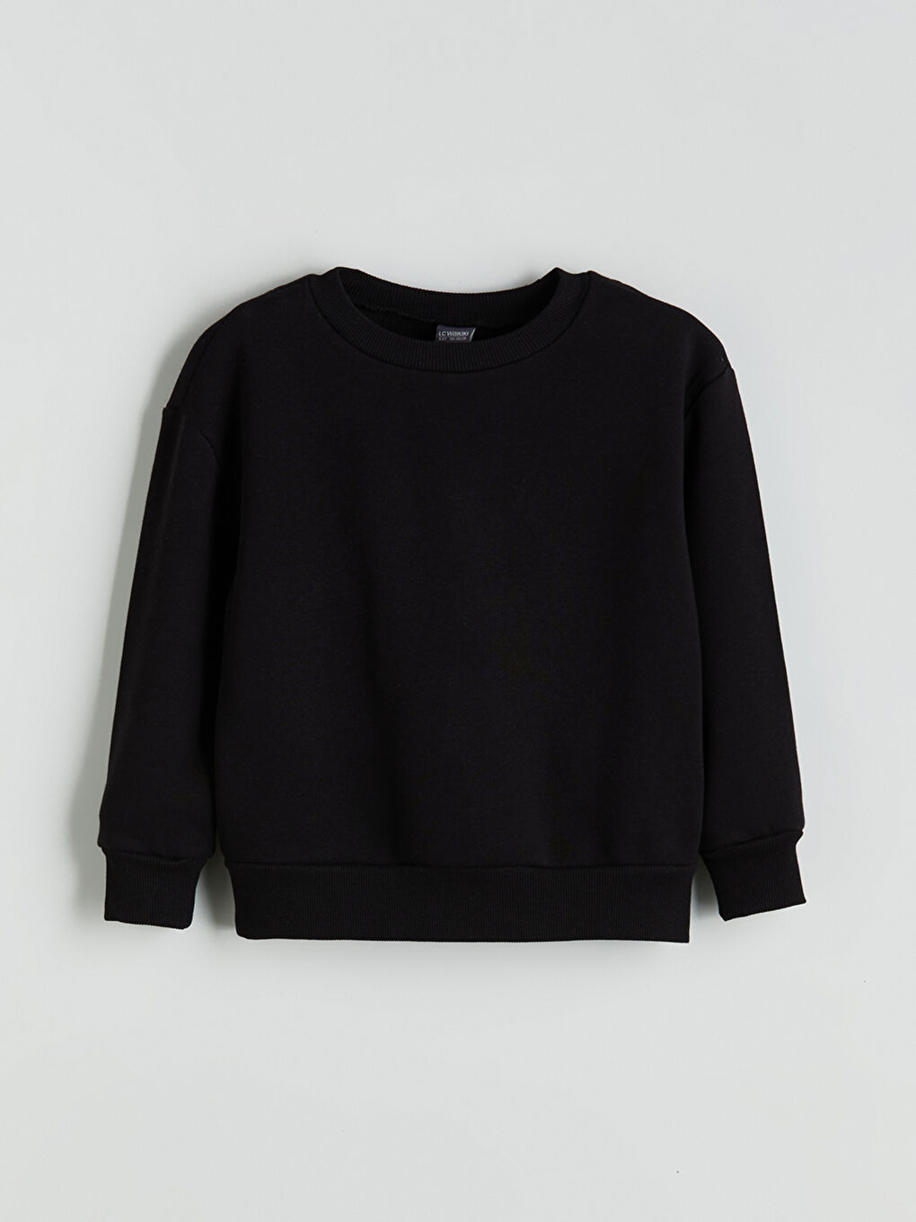 Siyah Bisiklet Yaka Kız Çocuk Eşofman Takım-1