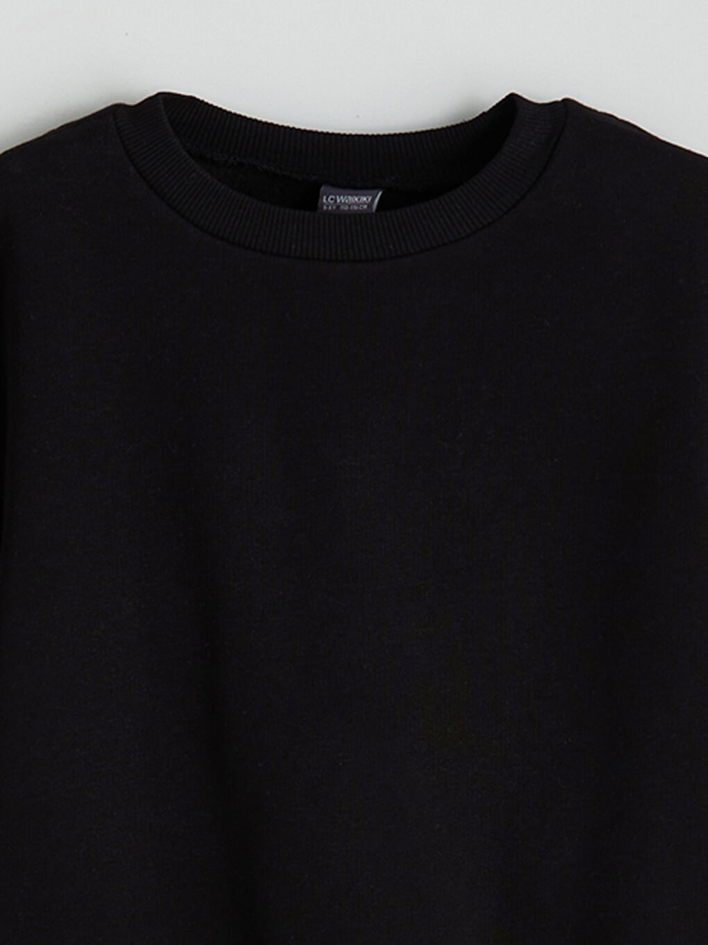 Siyah Bisiklet Yaka Kız Çocuk Eşofman Takım-2