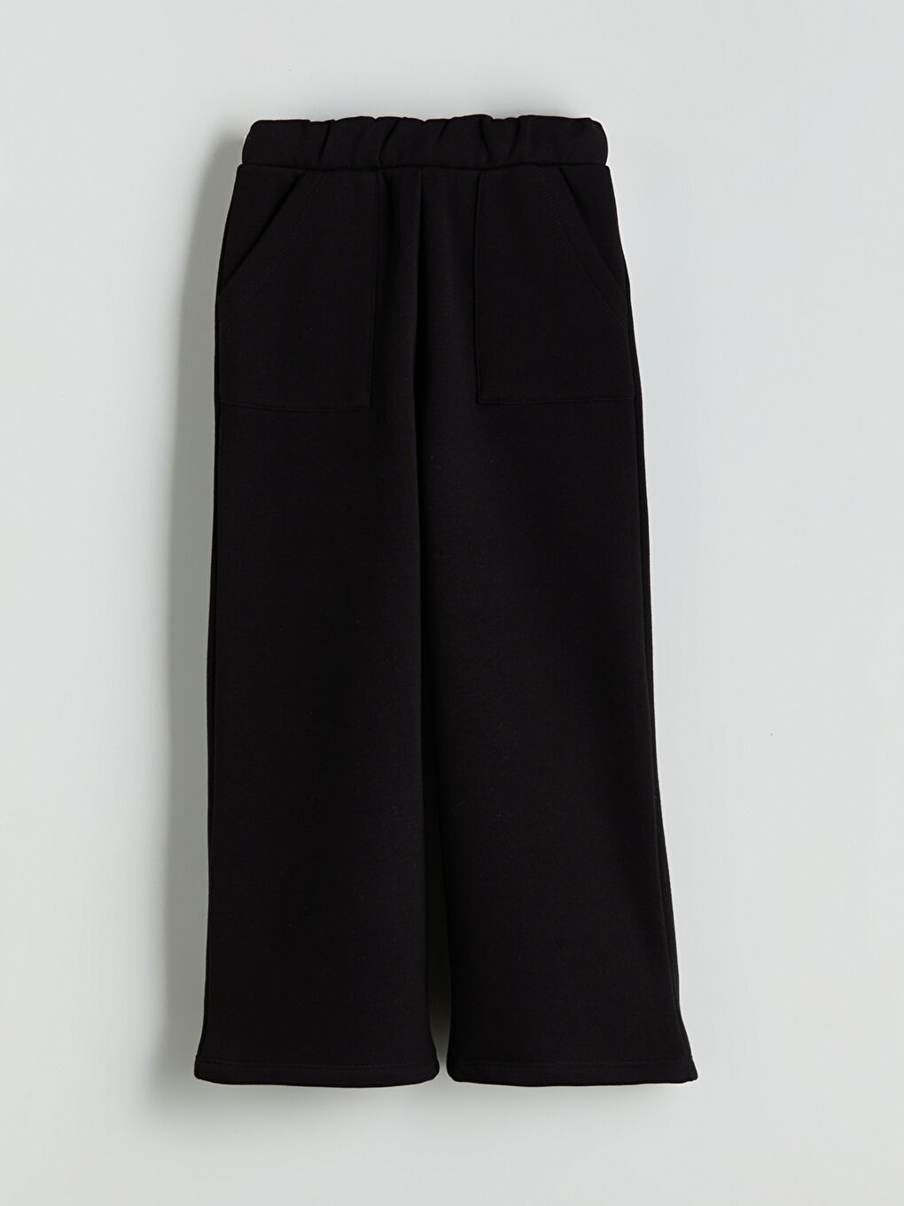 Siyah Bisiklet Yaka Kız Çocuk Eşofman Takım-8