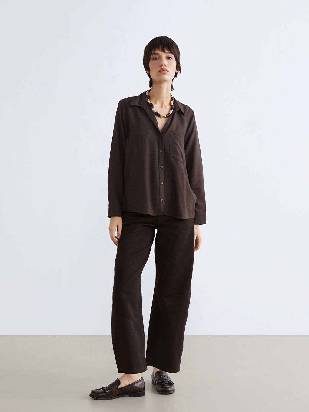 Әйелдер қоңыр Жейде-1