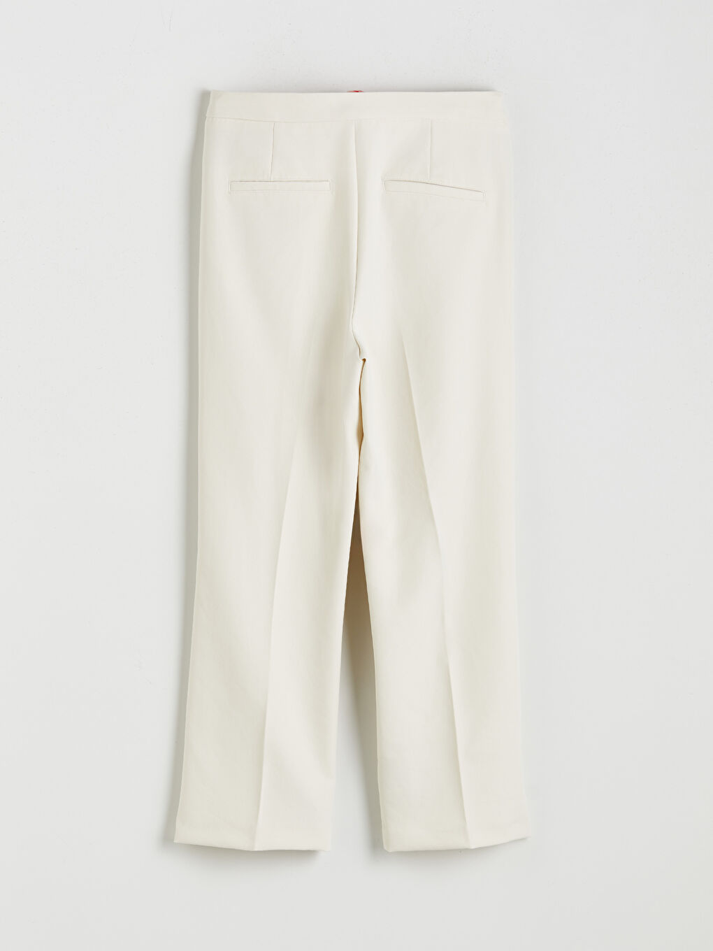 Ekru Dar Fit İspanyol Paça Kadın Pantolon-6