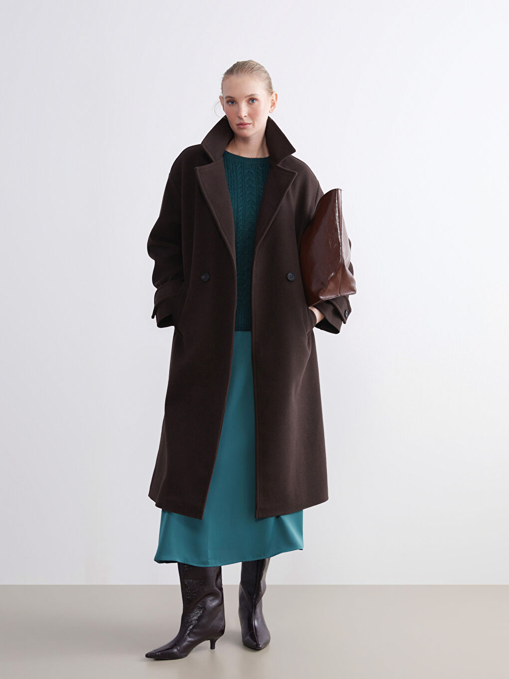 Double Breasted Women's Cachet Overcoat