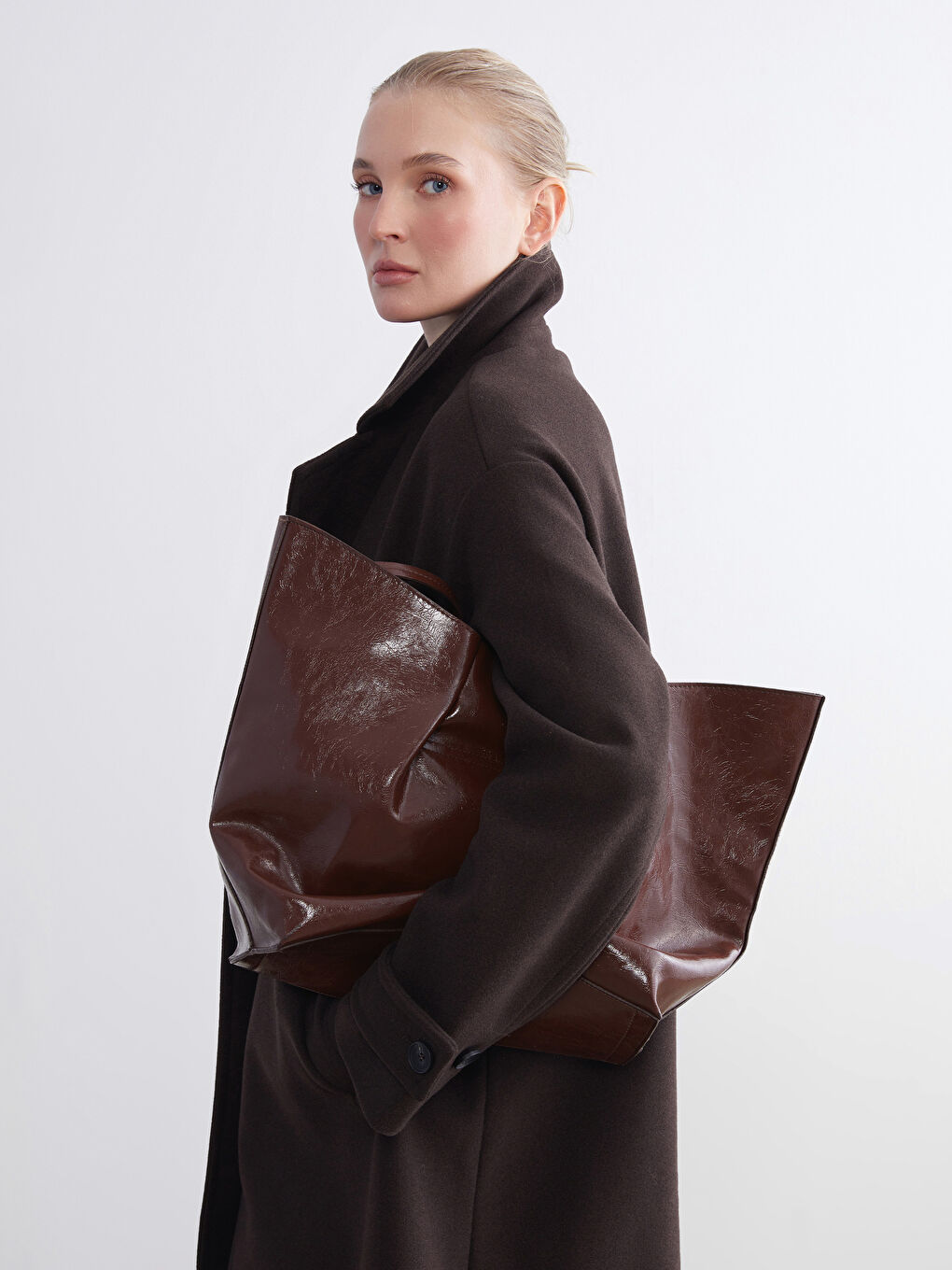 Double Breasted Women's Cachet Overcoat-1