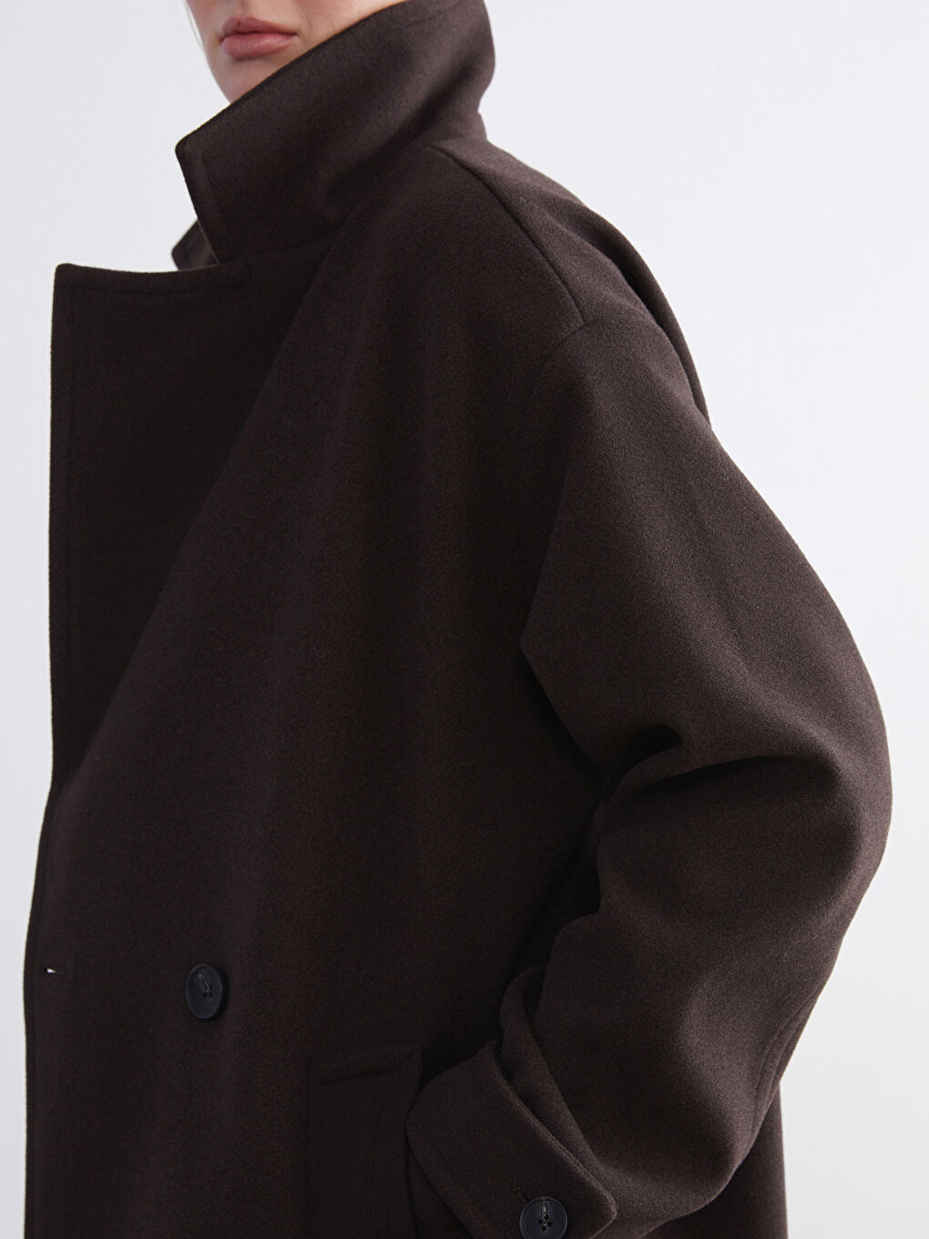 Double Breasted Women's Cachet Overcoat-3