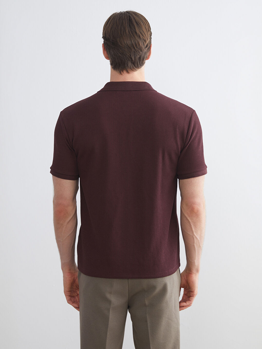 Ерлерге арналған поло жағалы футболка-3