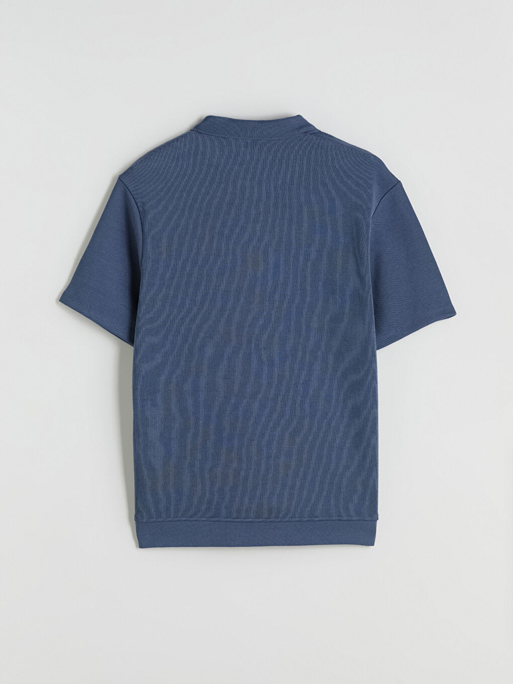 İndigo Polo Yaka Erkek Tişört-5