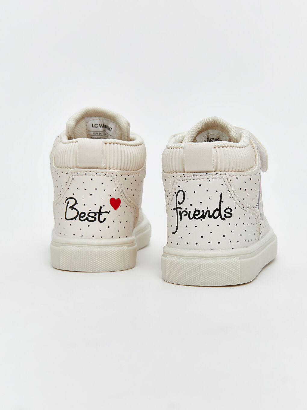 Ekru Minnie Mouse Baskılı Kız Bebek Spor Ayakkabı-4