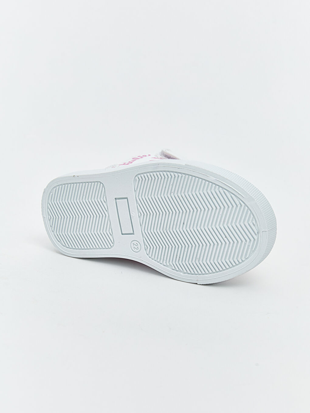 Beyaz Barbie Baskılı Kız Bebek Spor Ayakkabı-3