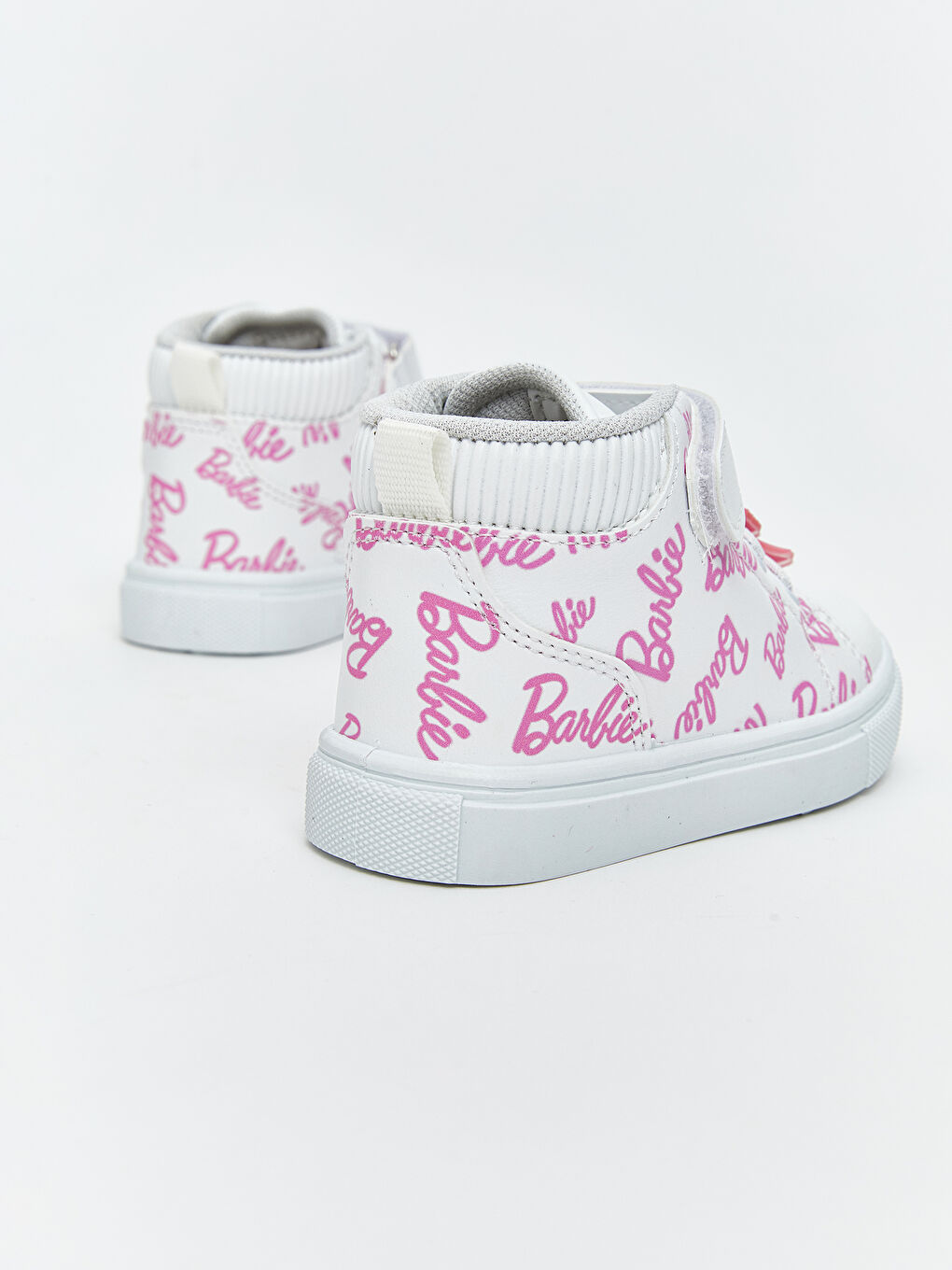 Beyaz Barbie Baskılı Kız Bebek Spor Ayakkabı-4