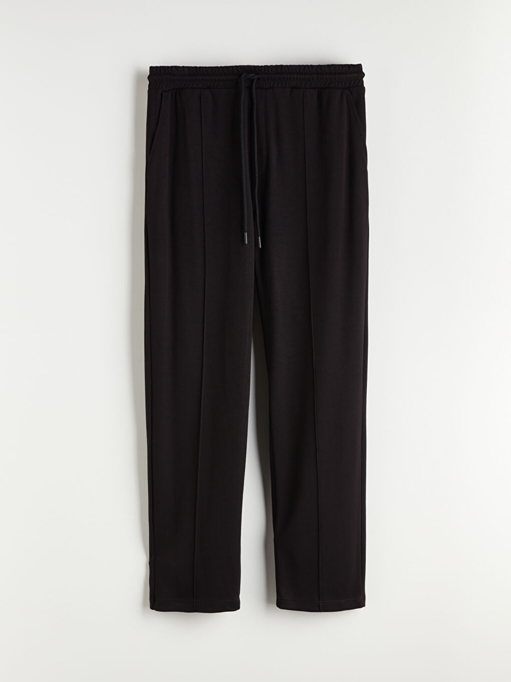 Siyah Standart Kalıp Erkek Eşofman Altı-8