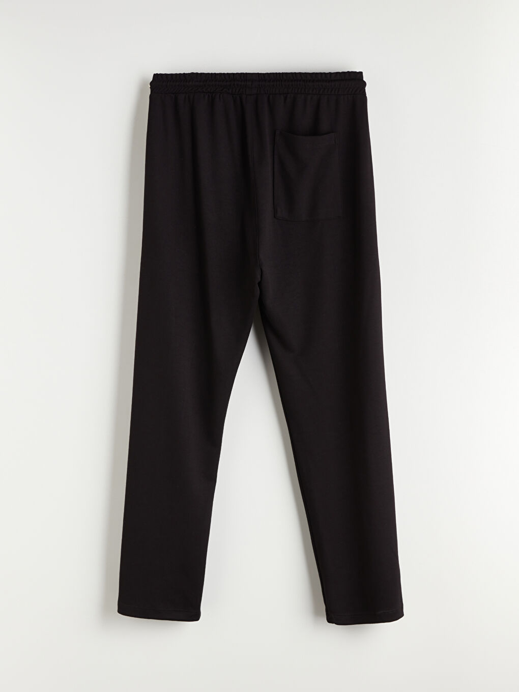 Siyah Standart Kalıp Erkek Eşofman Altı-9