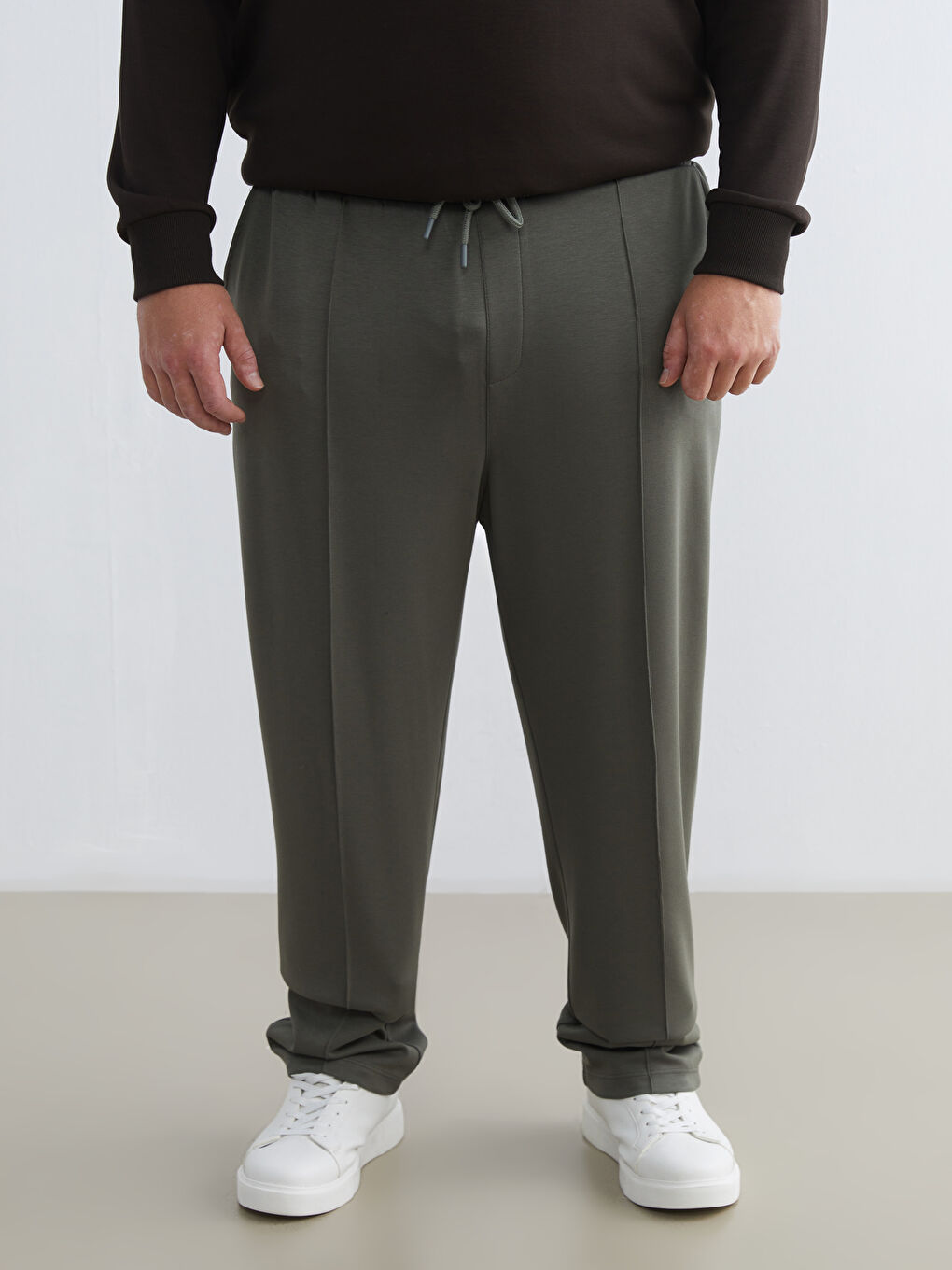 Yeşil Standart Kalıp Erkek Eşofman Altı-1