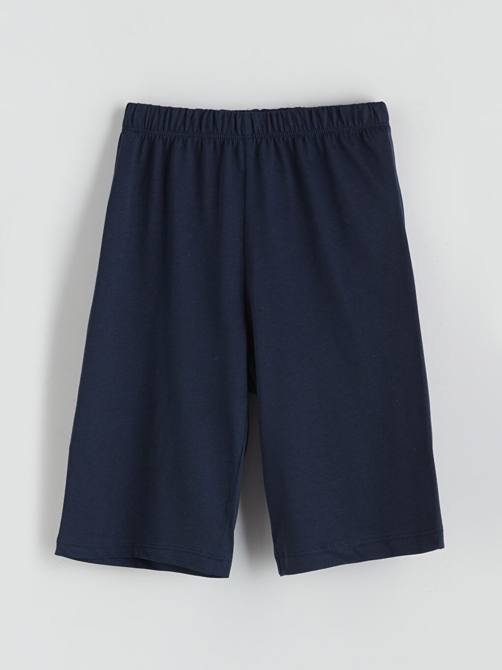 Gri Bisiklet Yaka Erkek Çocuk Tişört ve Şort-3