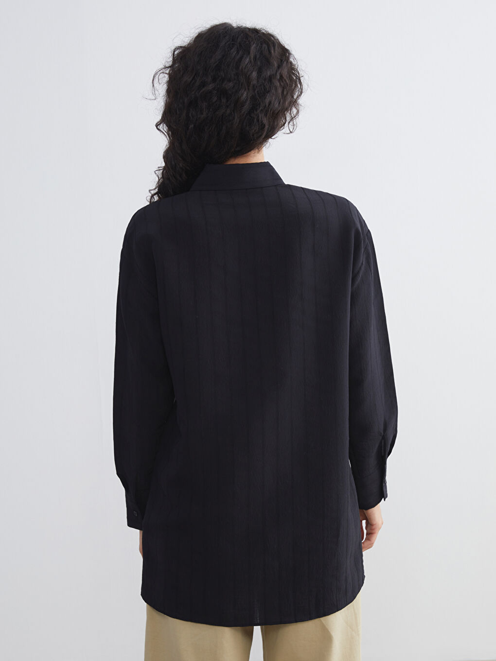 LCW Modest Loose Fit Women's Shirt Tunic -W5IS75Z8-CVL