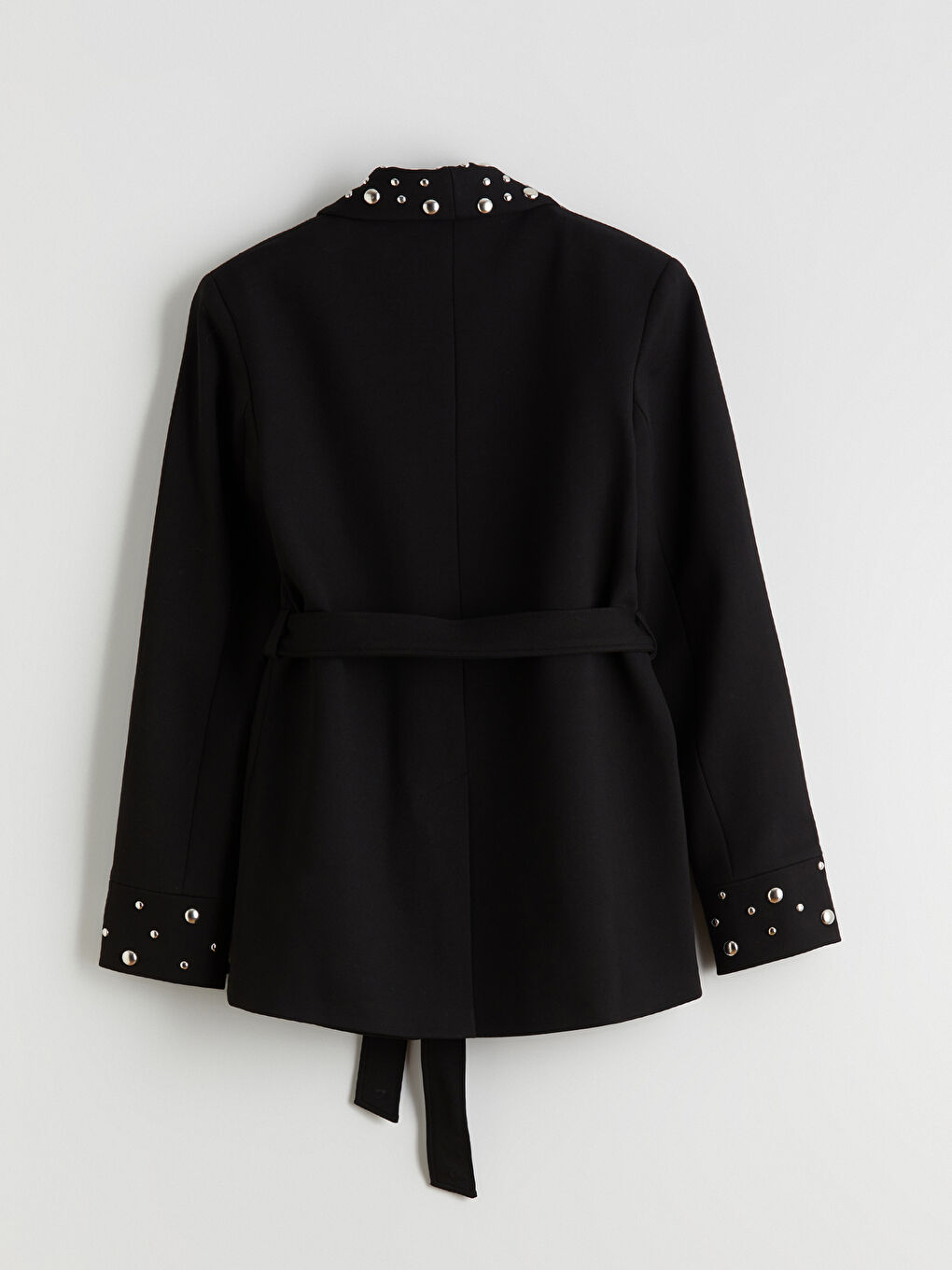 Women's Blazer Jacket with Metal Applique-8