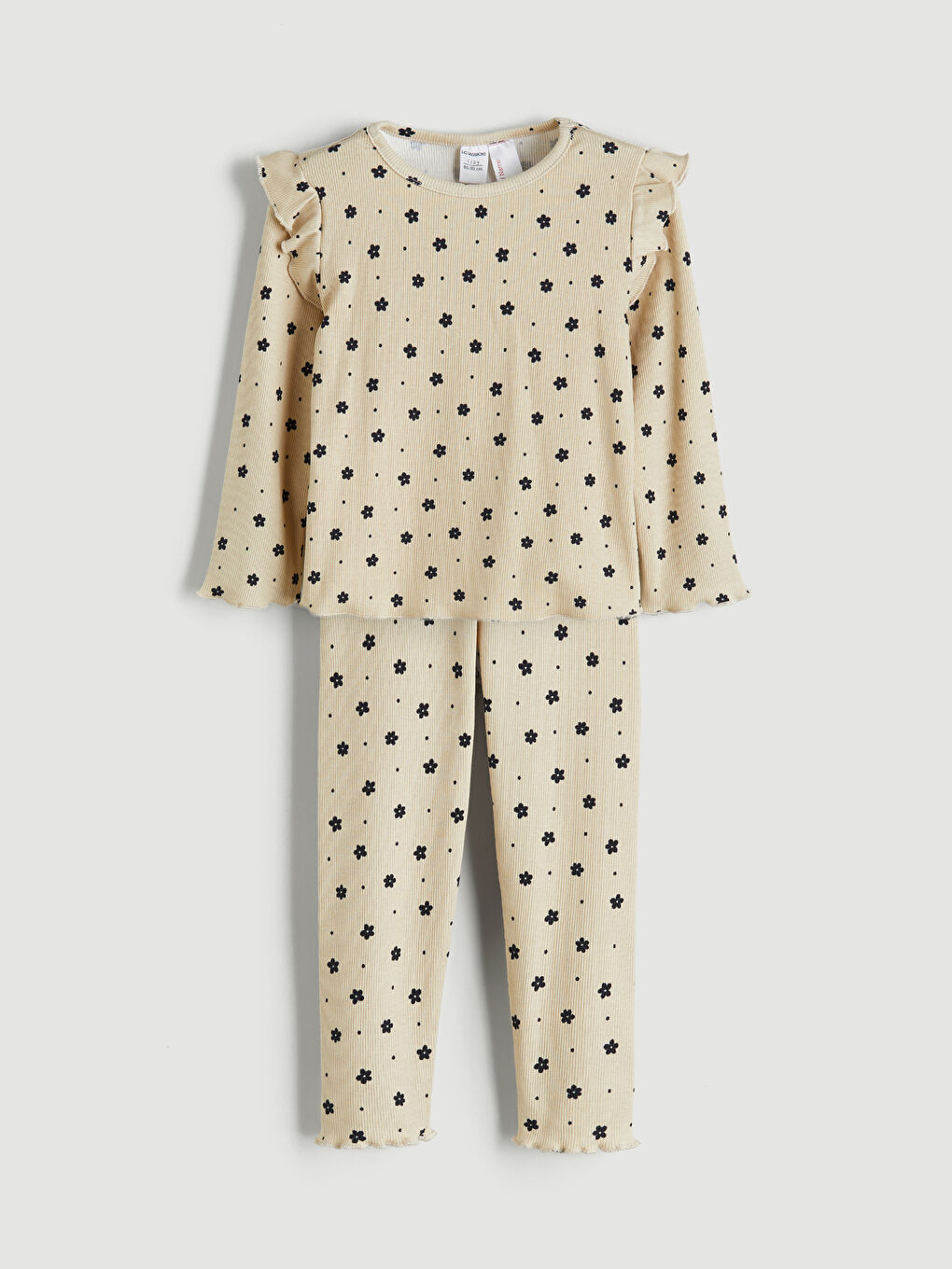 LCW ECO Girl BEIGE Set -W5IS93Z1-LQB