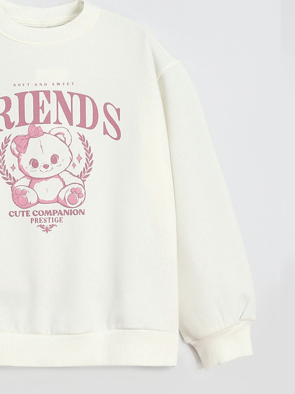 Sweat-shirt Col Rond pour Filles-2