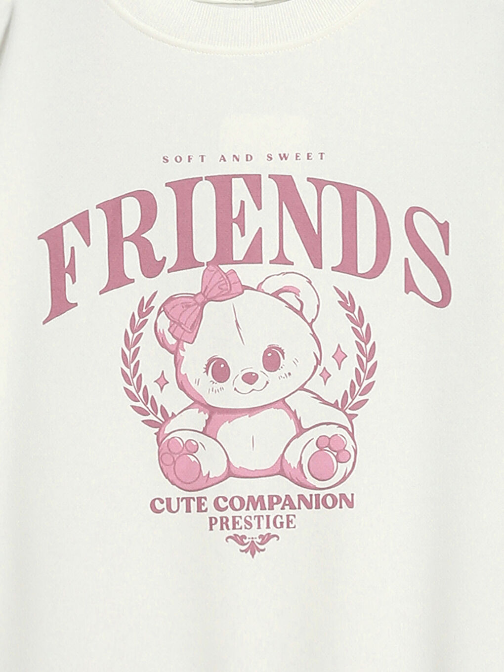 Sweat-shirt Col Rond pour Filles-3