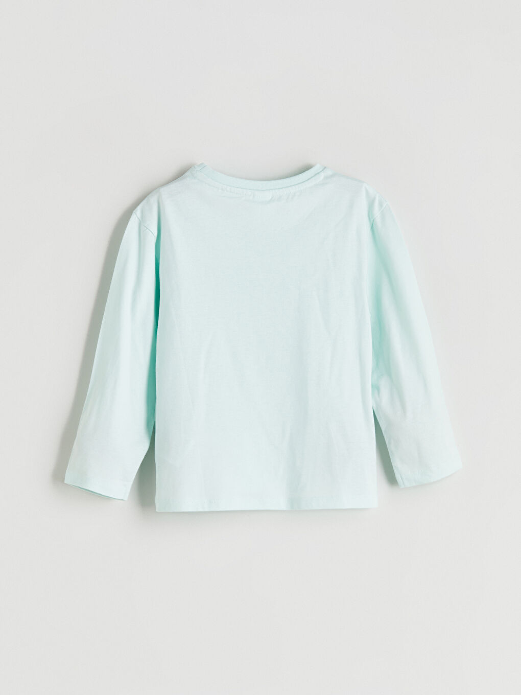 Crew Neck Heart Printed Girls' T-Shirt-2