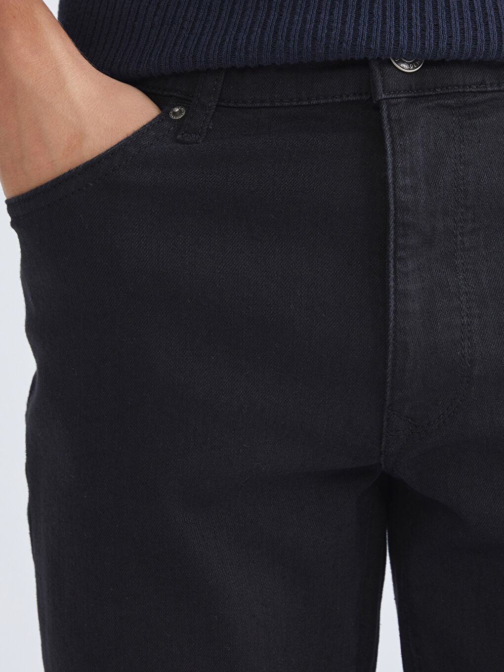 Siyah 750 Slim Fit Erkek Jean Pantolon-2