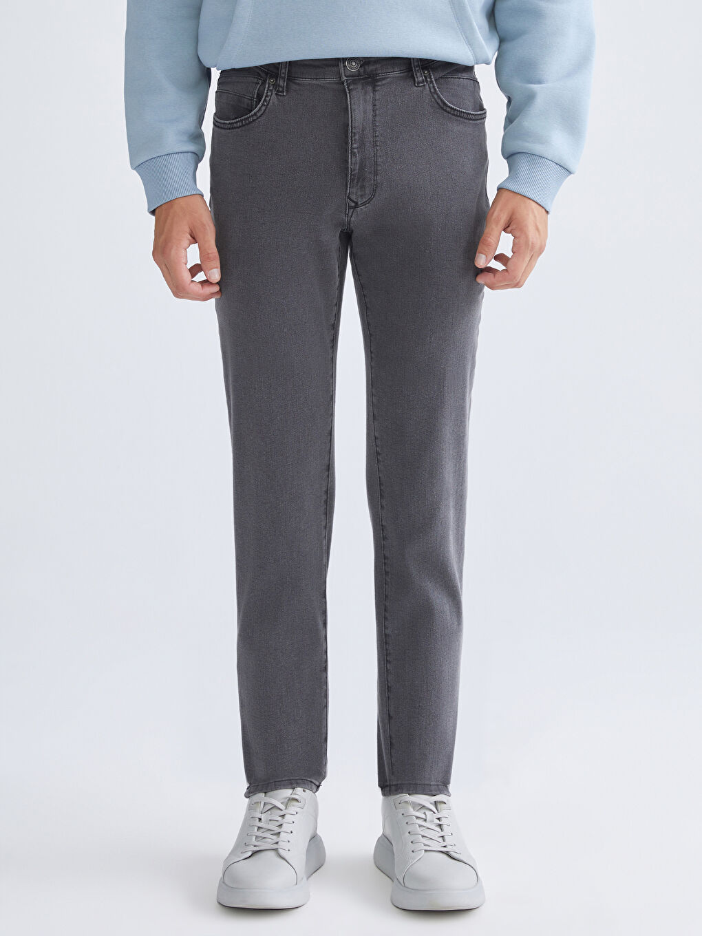 Siyah 750 Slim Fit Erkek Jean Pantolon-1