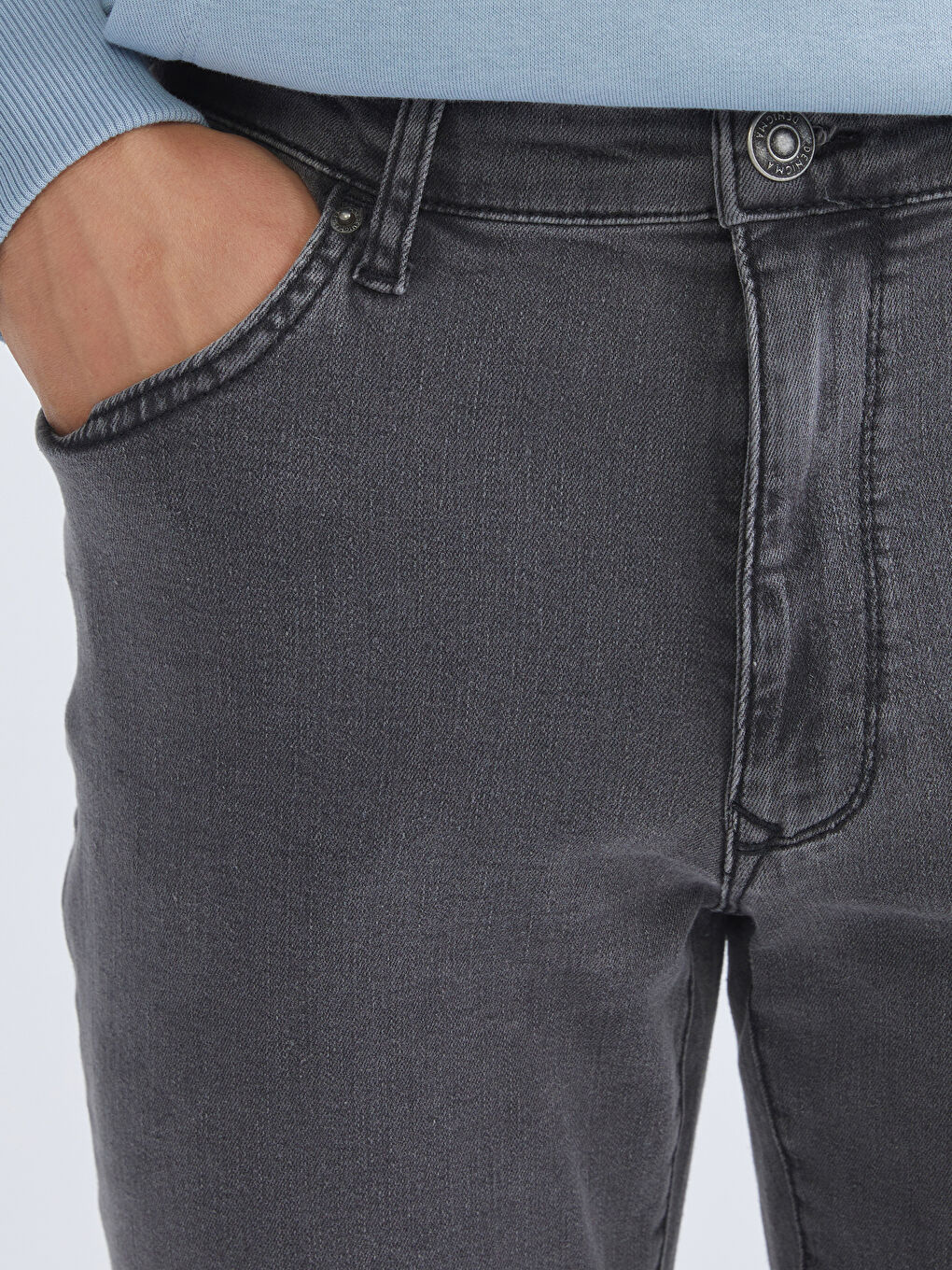 Siyah 750 Slim Fit Erkek Jean Pantolon-2