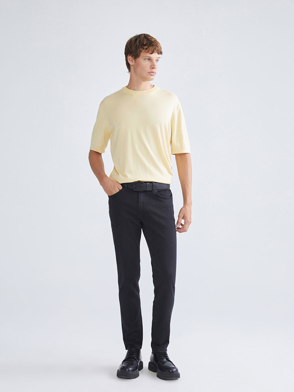 Siyah 750 Slim Fit Erkek Jean Pantolon