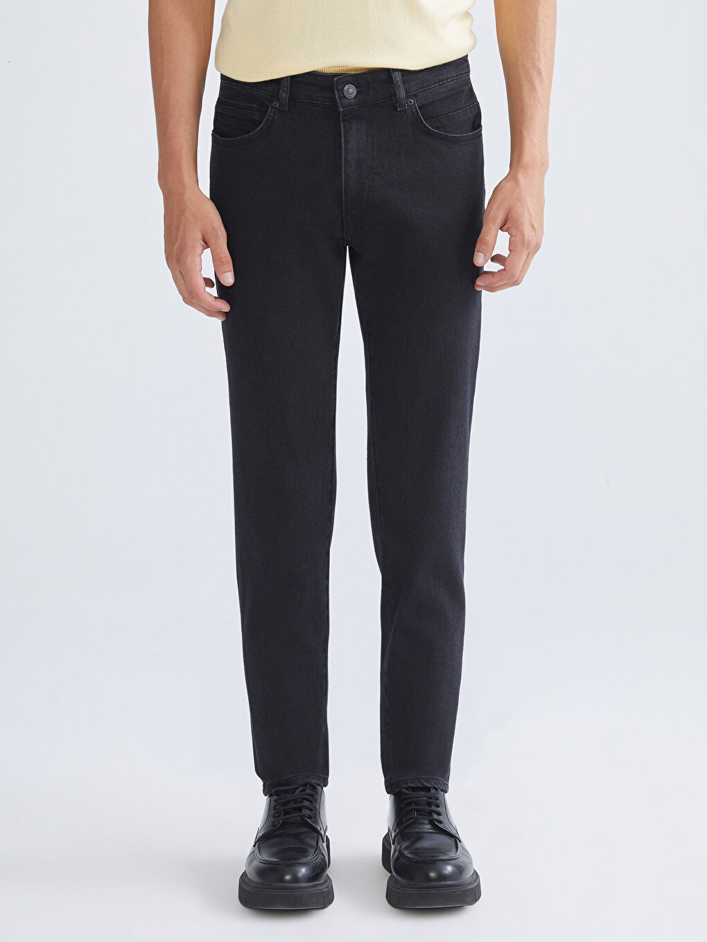 Siyah 750 Slim Fit Erkek Jean Pantolon-1