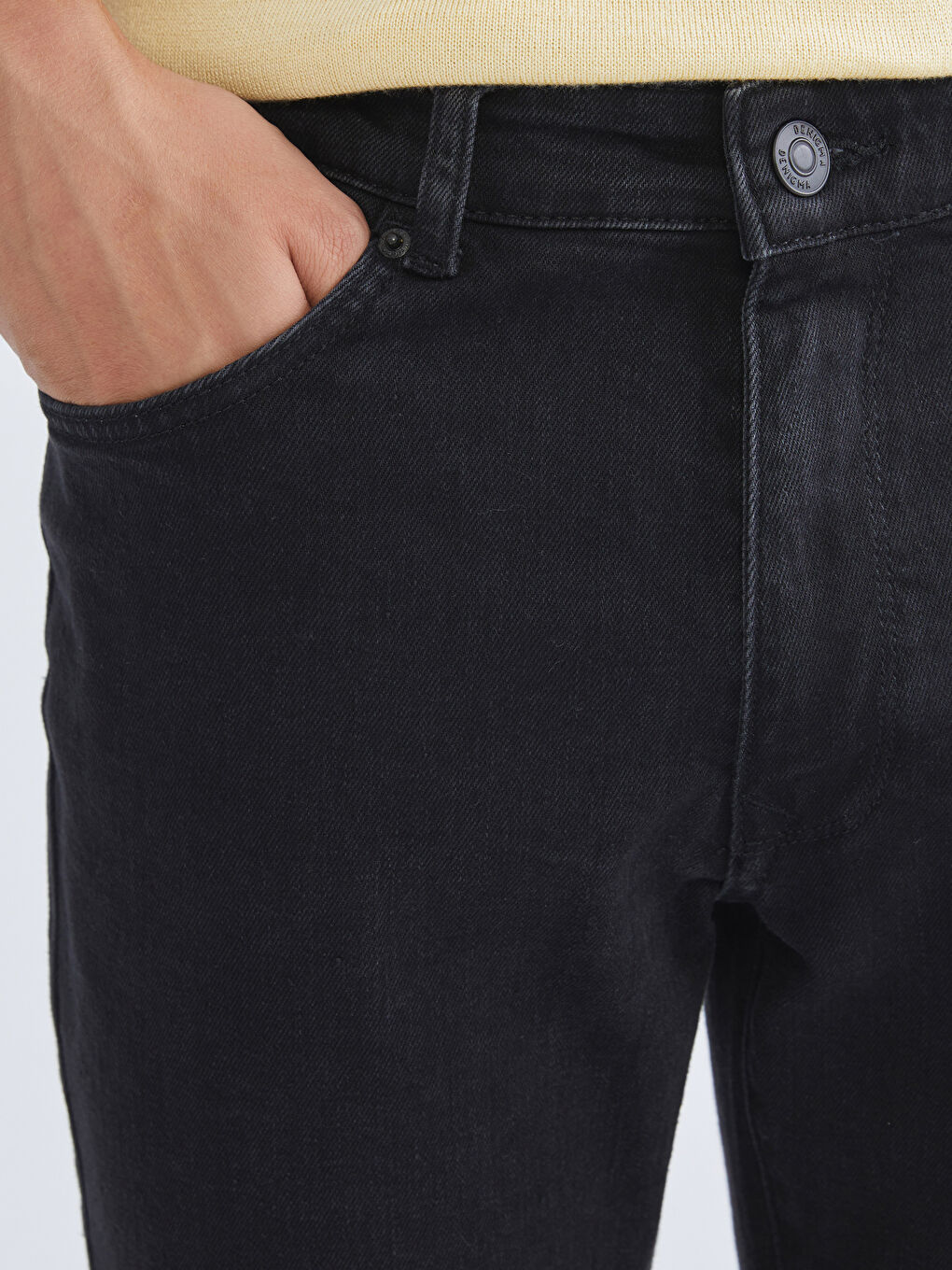 Siyah 750 Slim Fit Erkek Jean Pantolon-2