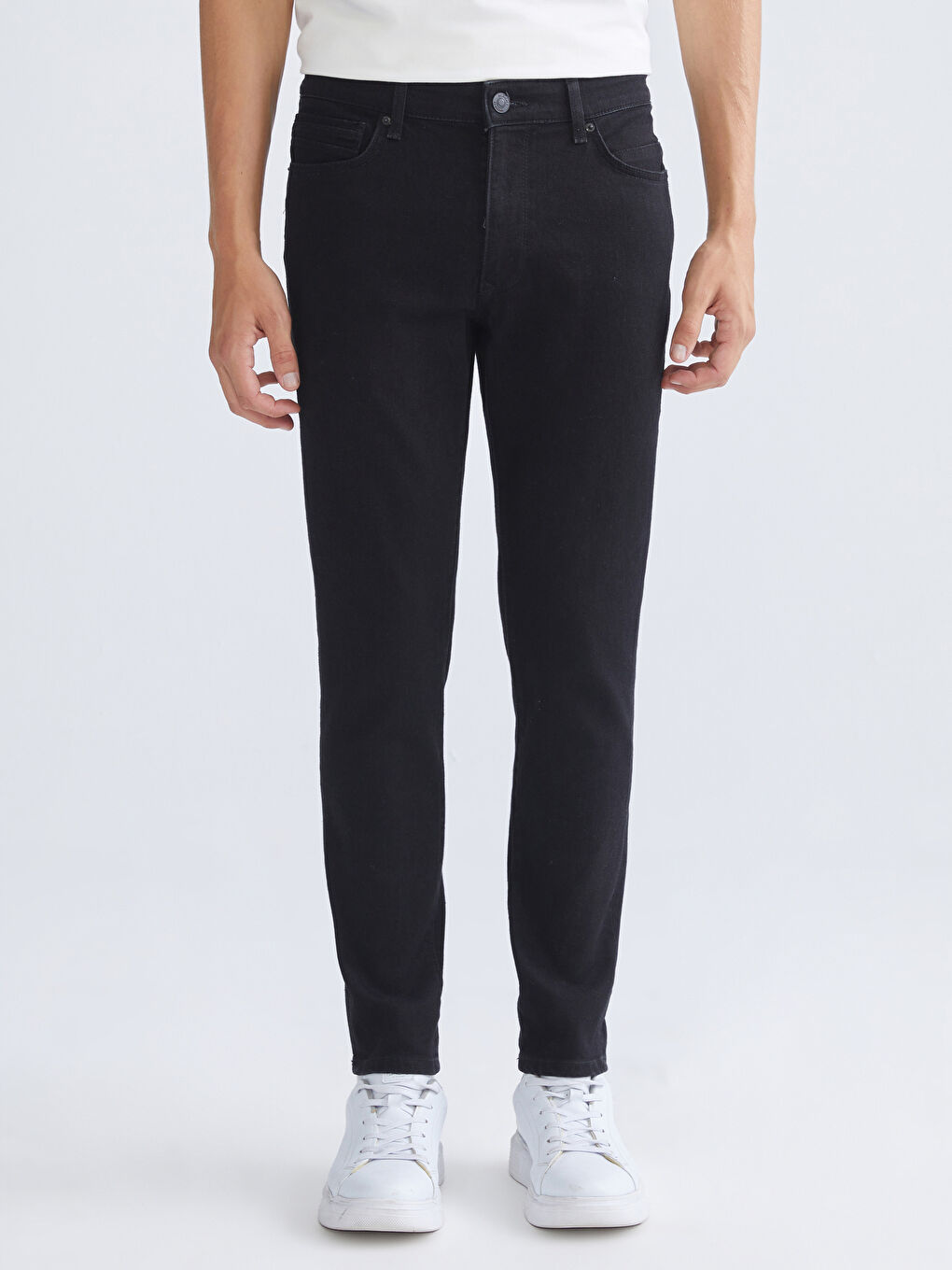 Siyah 750 Slim Fit Erkek Jean Pantolon-1
