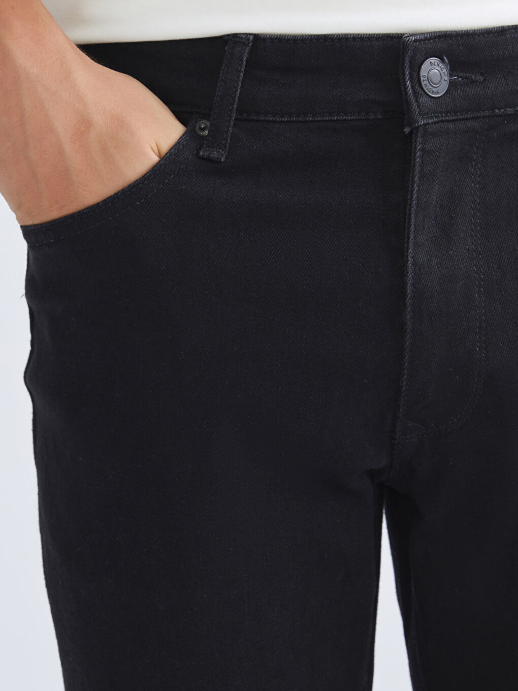 Siyah 750 Slim Fit Erkek Jean Pantolon-2