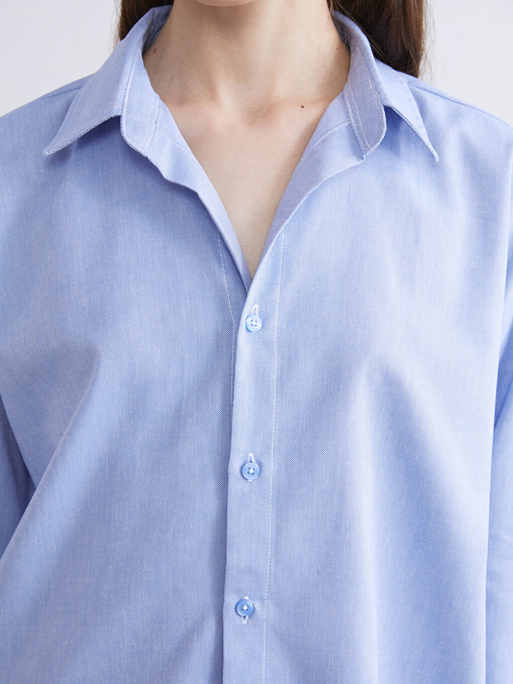 Oversize Oxford Women's Shirt-2