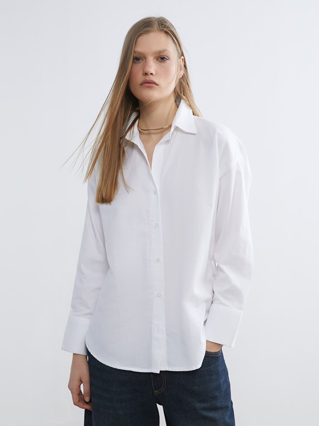 Oversize Oxford Women's Shirt