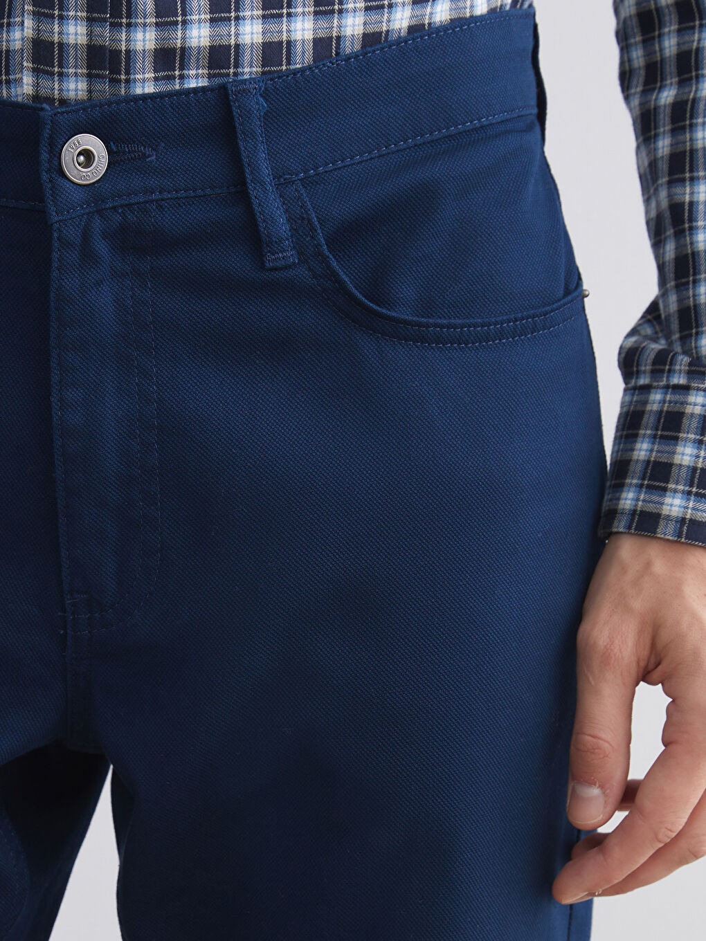 Mavi Standart Kalıp Erkek Chino Pantolon-2