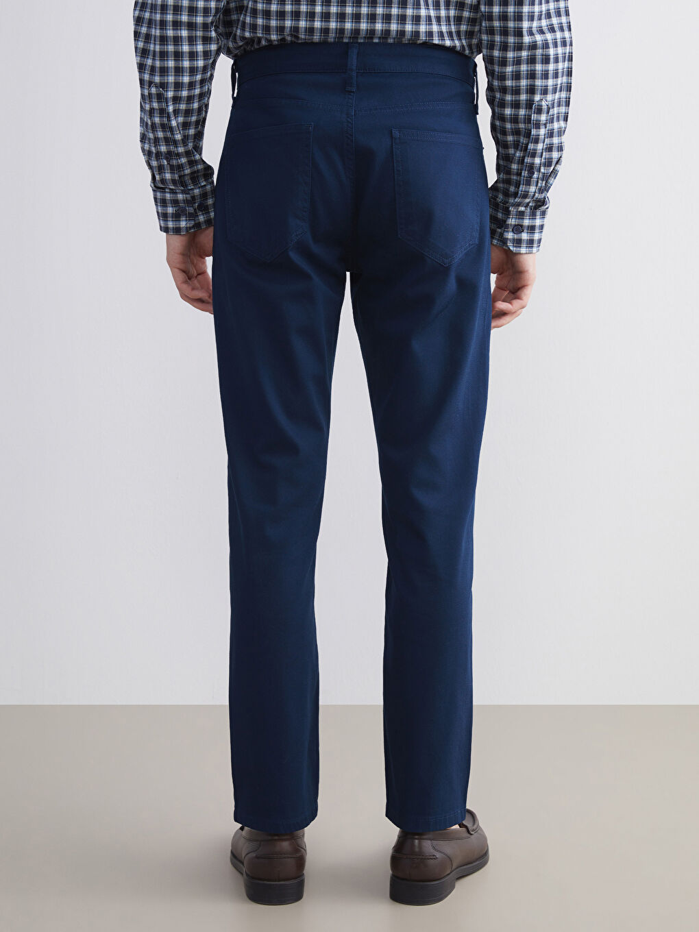 Mavi Standart Kalıp Erkek Chino Pantolon-3