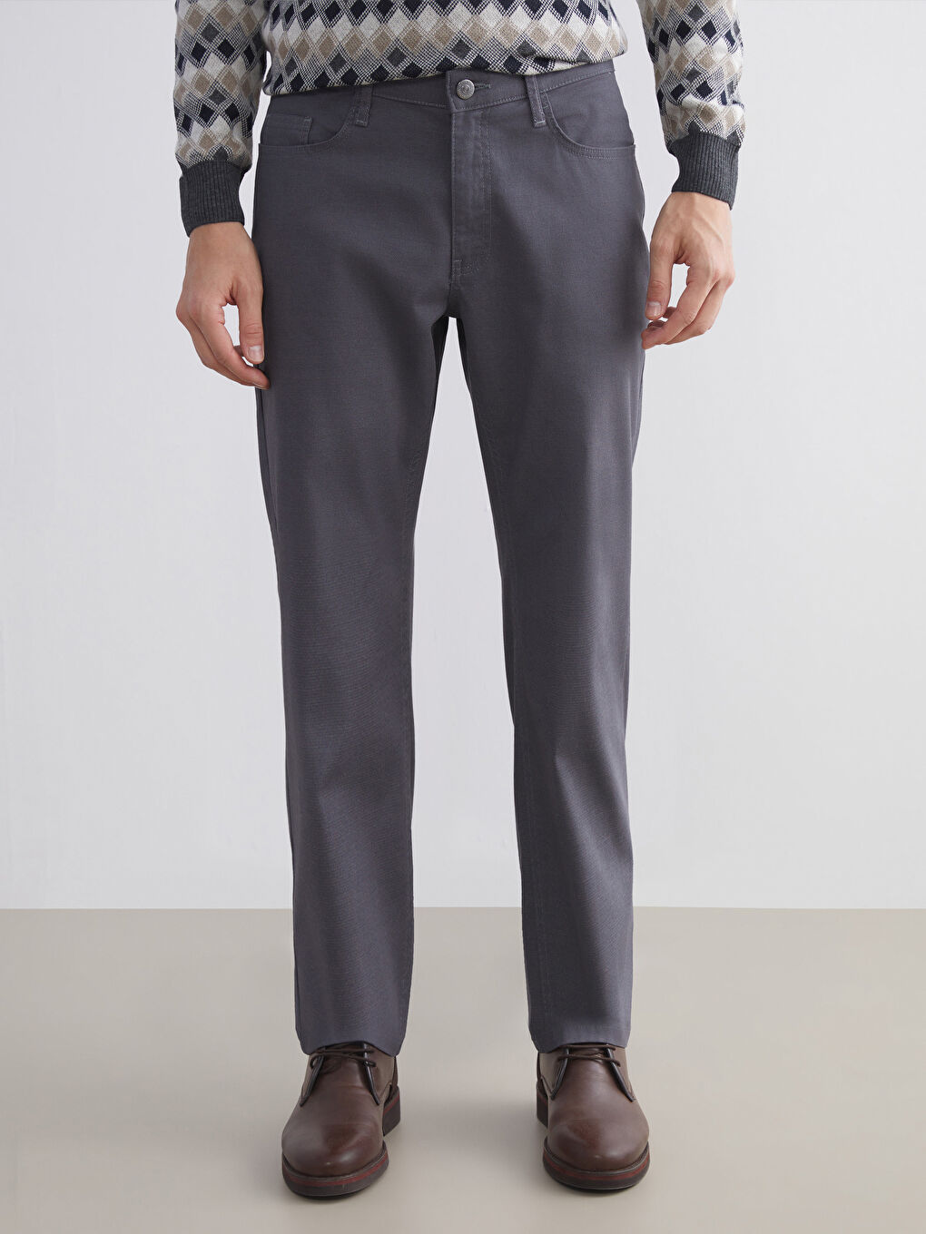 Штани чино стандартного крою для чоловіків-1