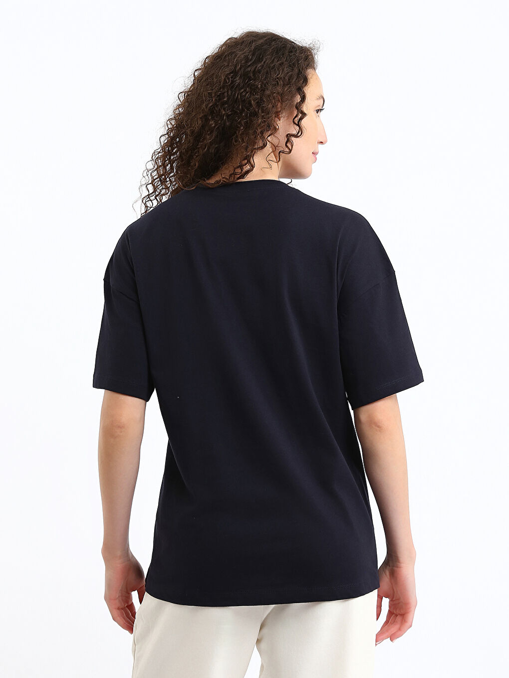 Crew Neck Los Angeles Printed Women's T-Shirt-4